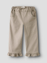 Lil' Atelier Mini Doreen wide pant Oxford Tan