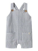Lil' Atelier Baby Frey short overall Coconut Milk