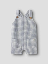 Lil' Atelier Baby Frey short overall Coconut Milk