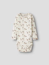 Lil' Atelier Baby Layo Geu romper Coconut Milk LION