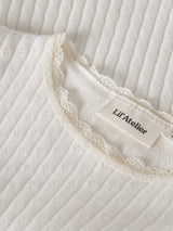 Lil' Atelier Mini Haldis ss slim top Coconut Milk