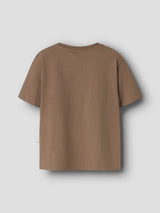 Lil' Atelier Mini Dolan len ss loose top Coca Mocha