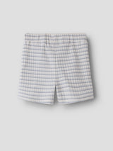 Lil' Atelier Mini Haldur loose shorts Coconut Milk DUSTY BLUE