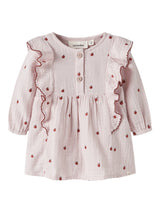 Lil' Atelier Baby Kamma ls loose body dress Hushed Violet