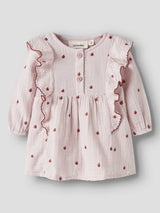 Lil' Atelier Baby Kamma ls loose body dress Hushed Violet
