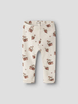 Lil' Atelier Baby Gayo sig slim leggings Turtledove APPLE