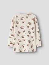 Lil' Atelier Mini Gayo sig ls slim top Turtledove APPLES