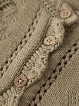 Lil' Atelier Baby Leou ls knit cardigan Twill