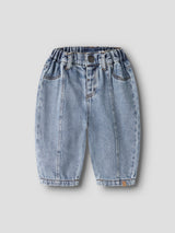 Lil' Atelier Baby Karole tapered jeans Medium Blue Denim