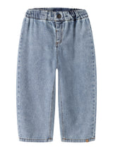 Lil' Atelier Mini Karole wide jeans Medium Blue Denim