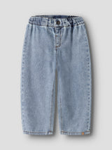 Lil' Atelier Mini Karole wide jeans Medium Blue Denim