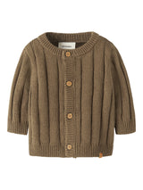 Lil' Atelier Baby Lomon ls knit cardigan Kangaroo