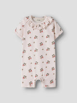 Lil' Atelier Baby Gayo sik ss sunsuit Morganite STRAWBERRY