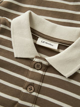 Lil' Atelier Baby Limia ls polo body Kangaroo TURTLEDOVE