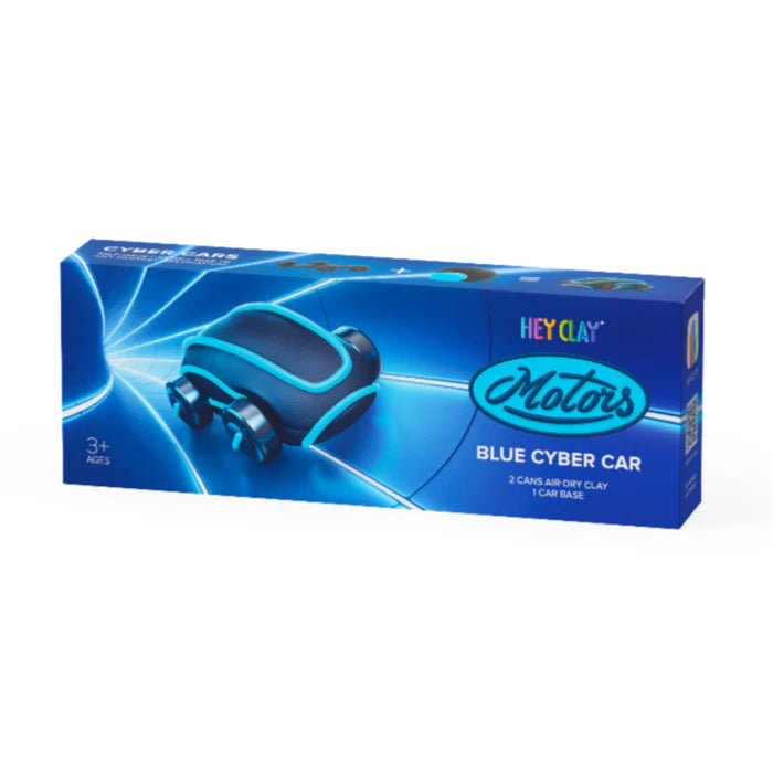 Hey Clay - Cyber Car blauw 2 potjes