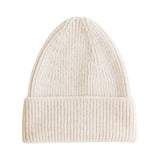 Hvid beanie Fonzie Kids cream