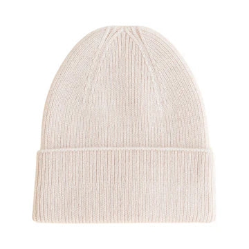 Hvid beanie Fonzie Newborn cream