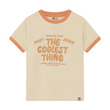 Daily Seven T-shirt Print Sandshell