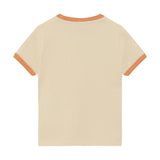 Daily Seven T-shirt Print Sandshell