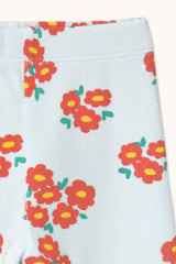 Tinycottons blossoms rib baby pant
