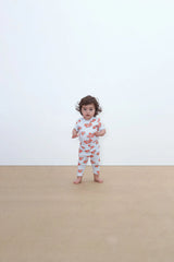 Tinycottons blossoms rib baby pant