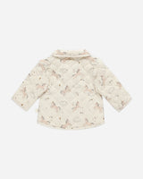 Quincy Mae quilted jacket unicorns