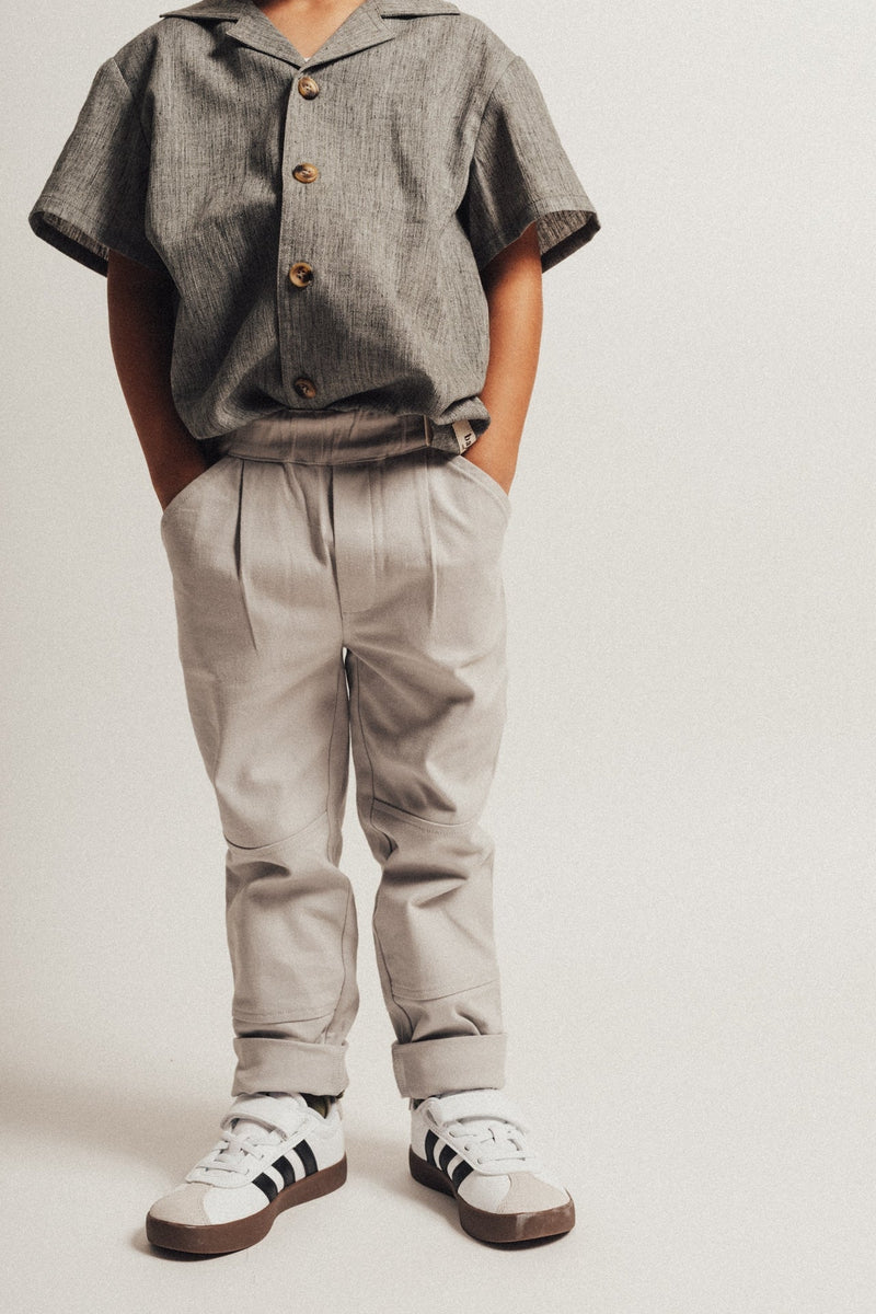 Baje Studio Quint cargo pants blue steel