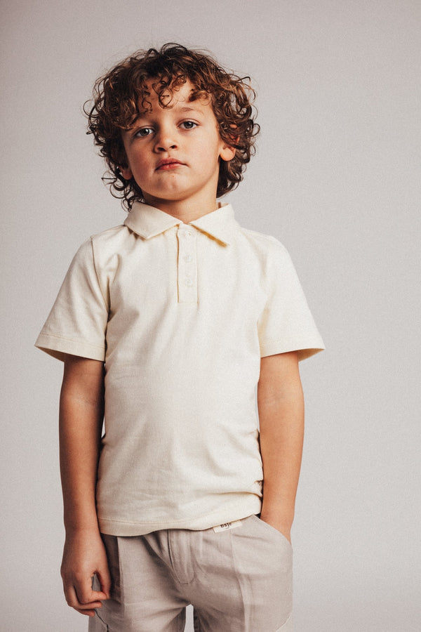 Baje Studio Vassal jersey polo vanilla