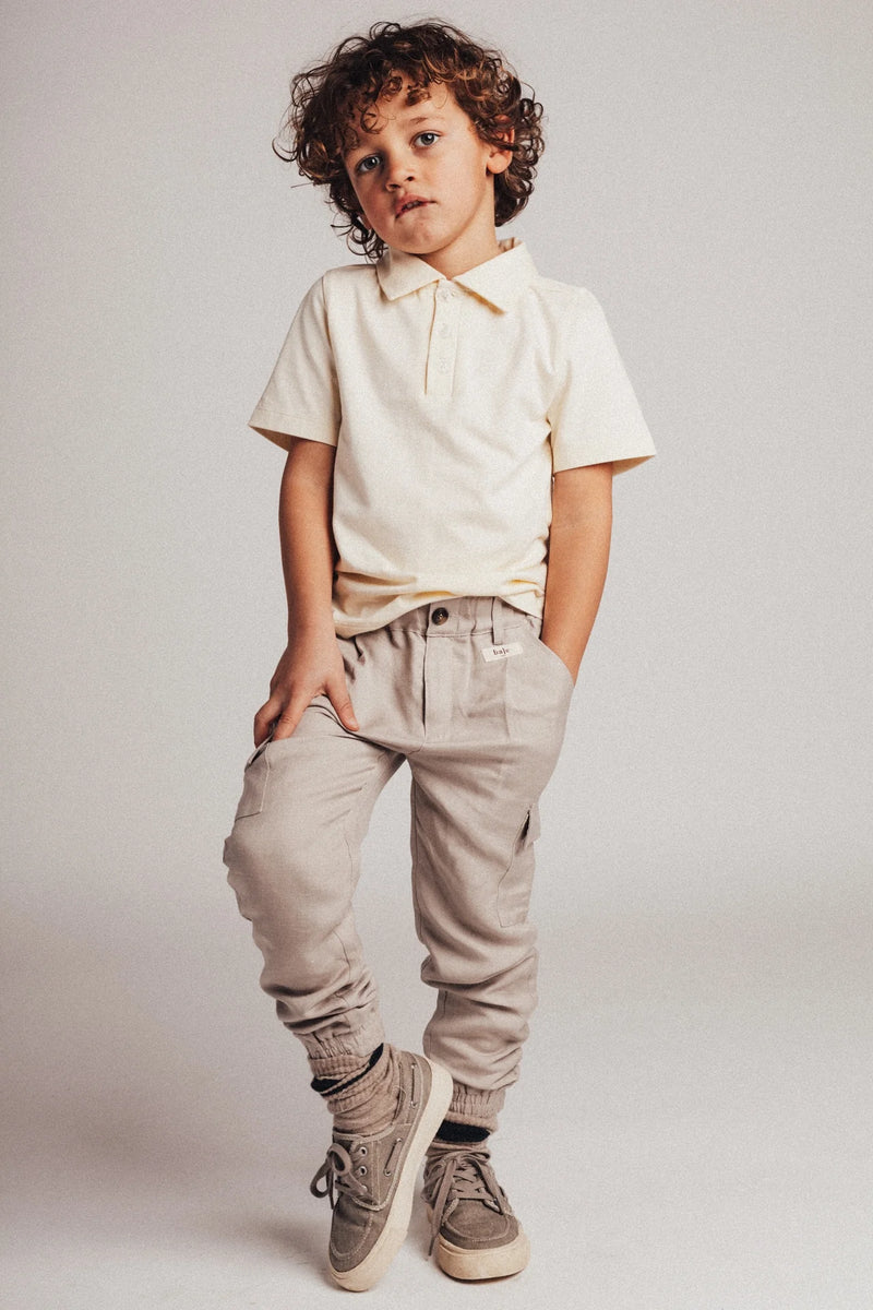 Baje Studio Vassal jersey polo vanilla