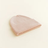Hvid beanie Fonzie Newborn apricot