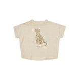 Rylee + Cru boxy T-shirt leopard