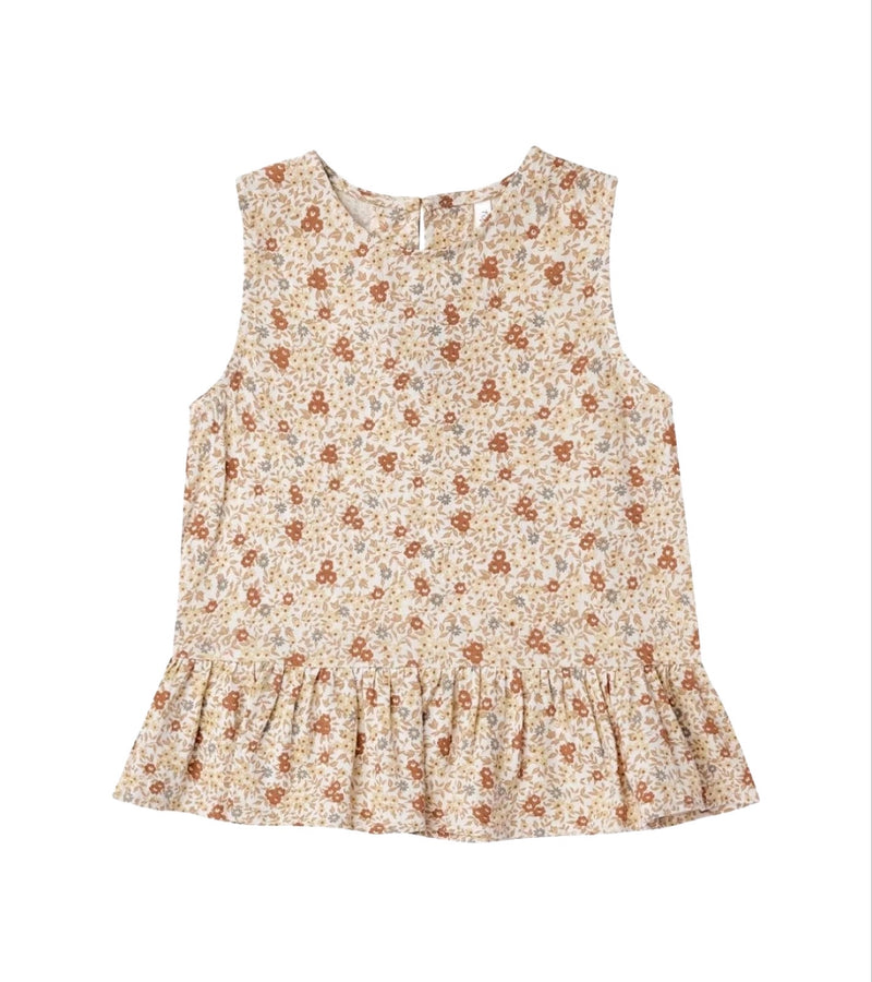 Rylee + Cru top flower field