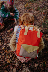 Sticky Lemon Medium Backpack Envelope Campfire Orange
