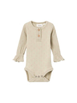 Lil' Atelier Baby Gago Fia romper Moss Gray