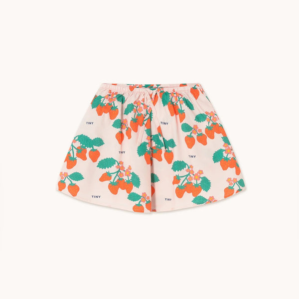Tinycottons strawberries skirt pastel pink