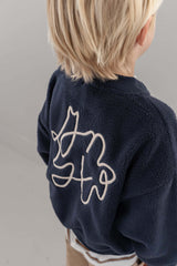Jenest Jimmy cardigan navy blue