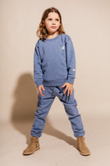 Labo de Colores Lior trui Blue denim melange