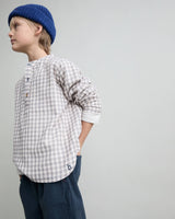Búho vichy shirt grey