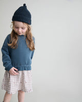 Búho vichy combi dress peony