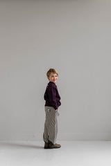 Jenest Mo pants chalk bordeaux