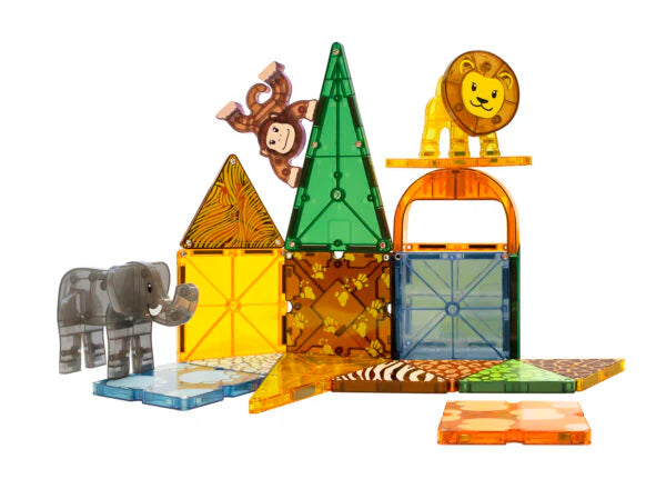 MAGNA-TILES Safari Animals 25 Piece Set