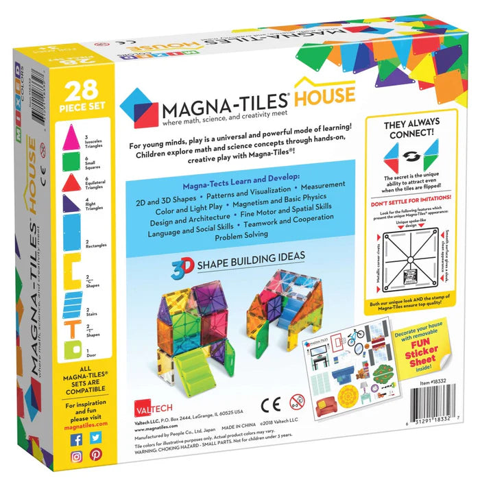 MAGNA-TILES House 28 Piece Set