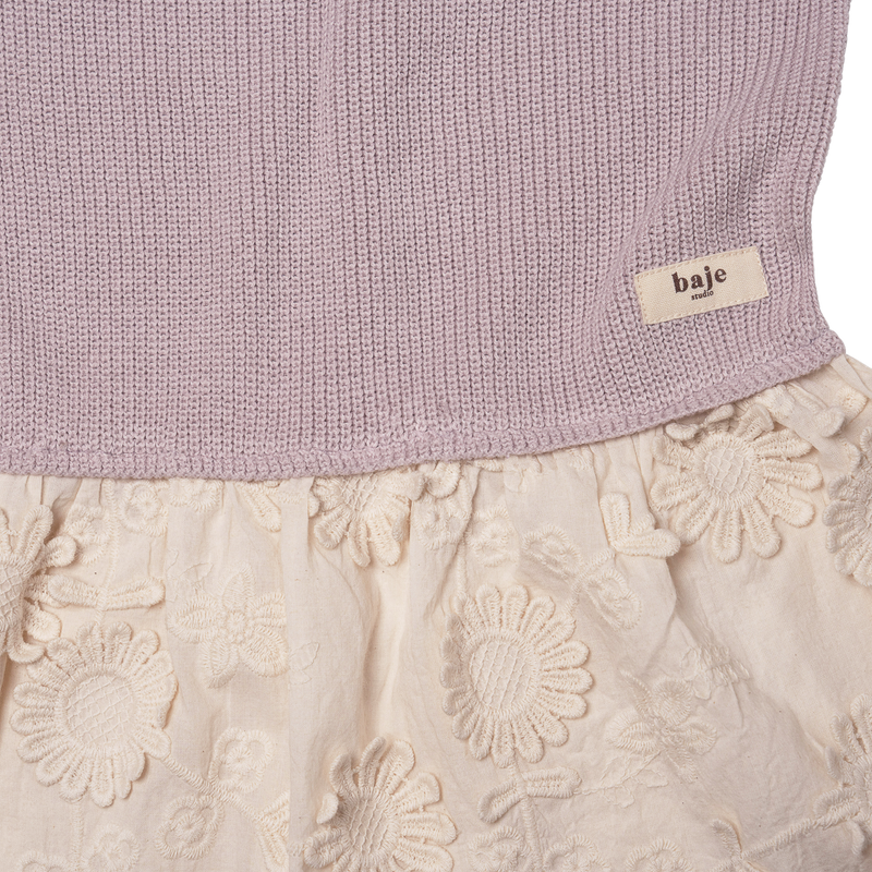Baje Studio Mesi knit dress lilac