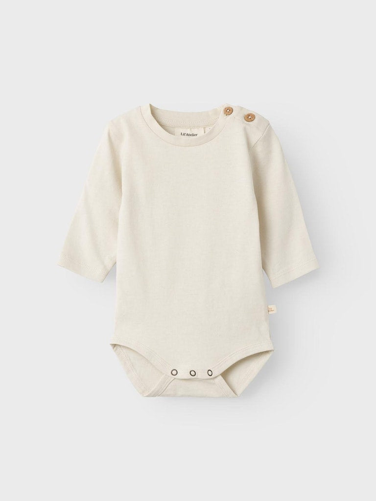 Lil' Atelier baby Dolan romper Turtledove