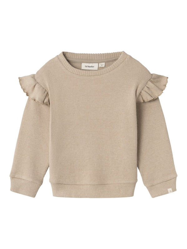 Lil' Atelier Mini Sophia loose top Travertine