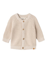 Lil' Atelier Baby Emlen knit vest Sheer Bliss