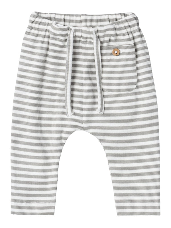 Lil' Atelier Baby Gago broek Limestone