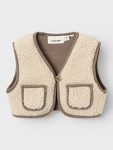 Lil' Atelier Baby Jono gilet Birch