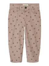 Lil' Atelier Mini Bella broek Gray Morn FLORAL