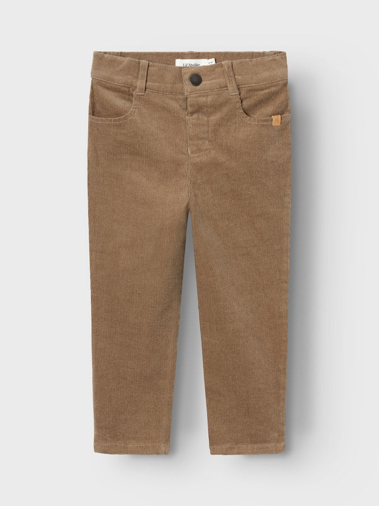 Lil' Atelier Mini Ryan broek Sepia Tint